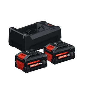 PACK 2 BATTERIES 18V 5.5AH EXPERT +CHARGEUR GAL12V-18V-80 1600A0373P BOSCH